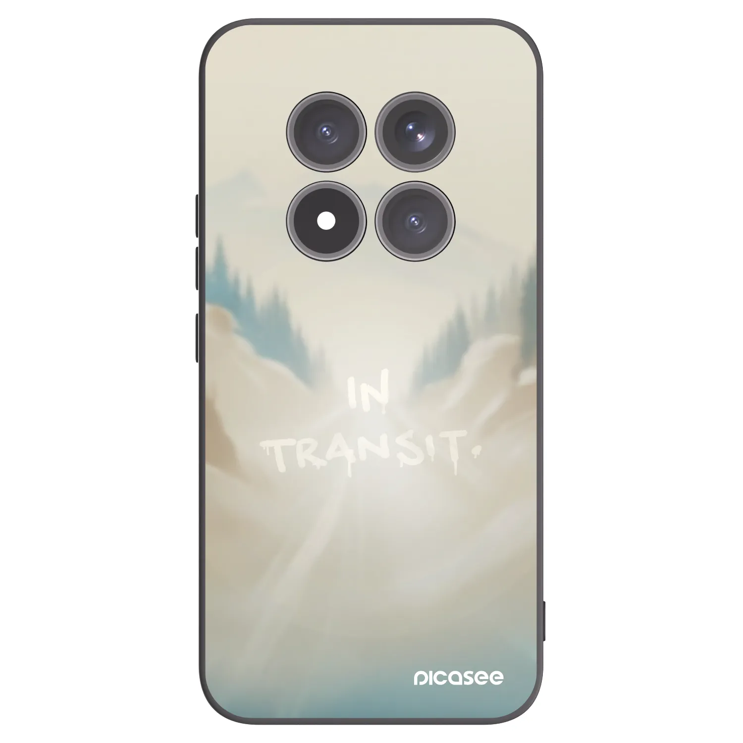 Picasee silikonový černý obal pro Xiaomi Redmi Note 15 Pro+ - IN TRANSIT