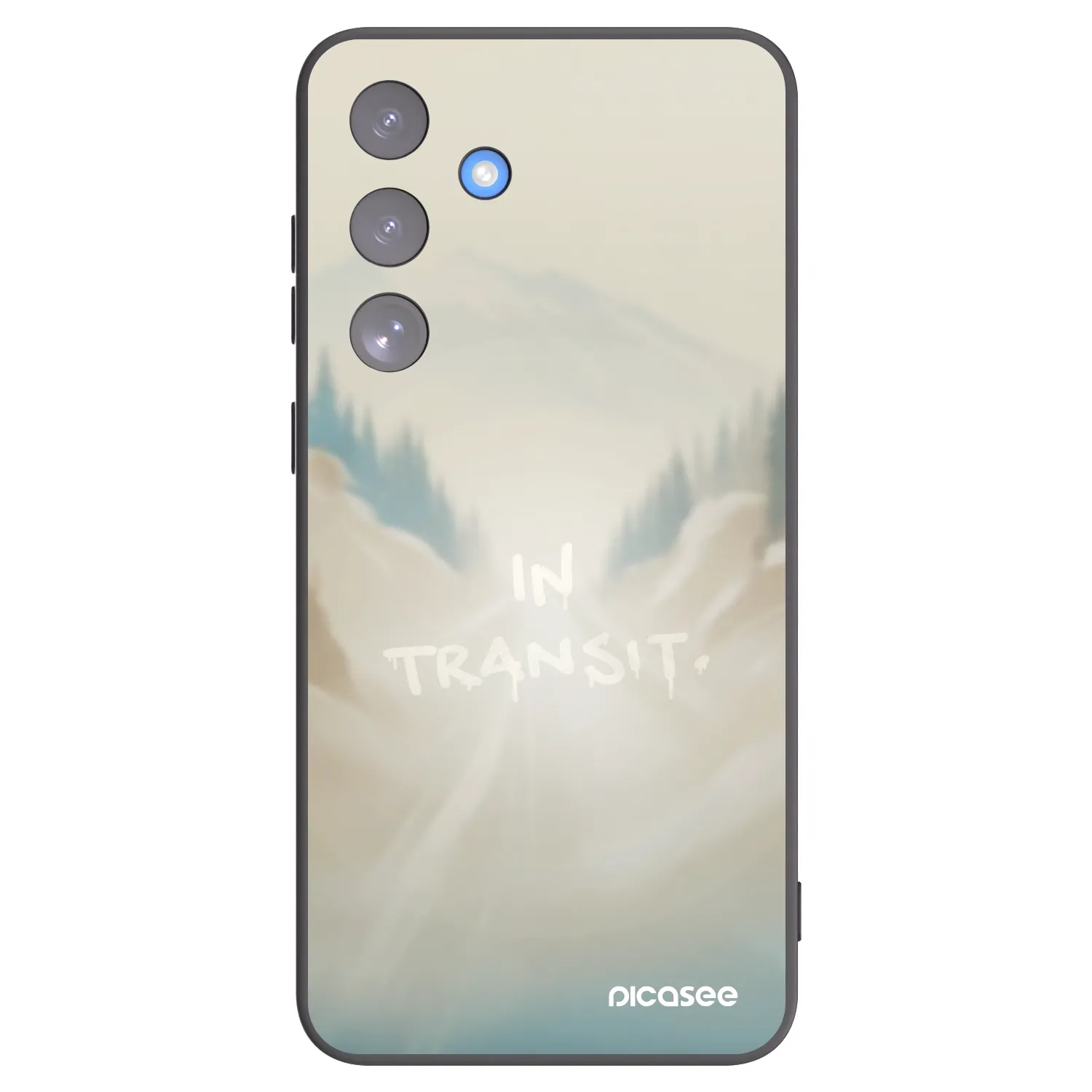 Picasee silikonový černý obal pro Samsung Galaxy S25 FE 5G - IN TRANSIT