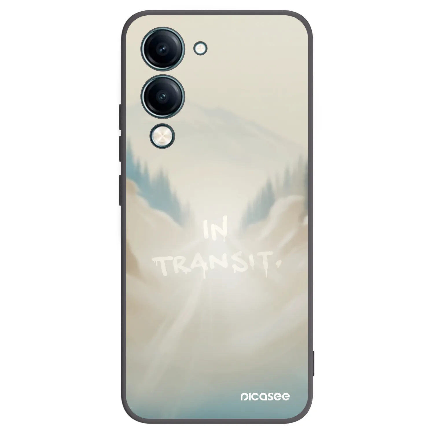 Picasee silikonový černý obal pro Vivo Y29s 5G - IN TRANSIT
