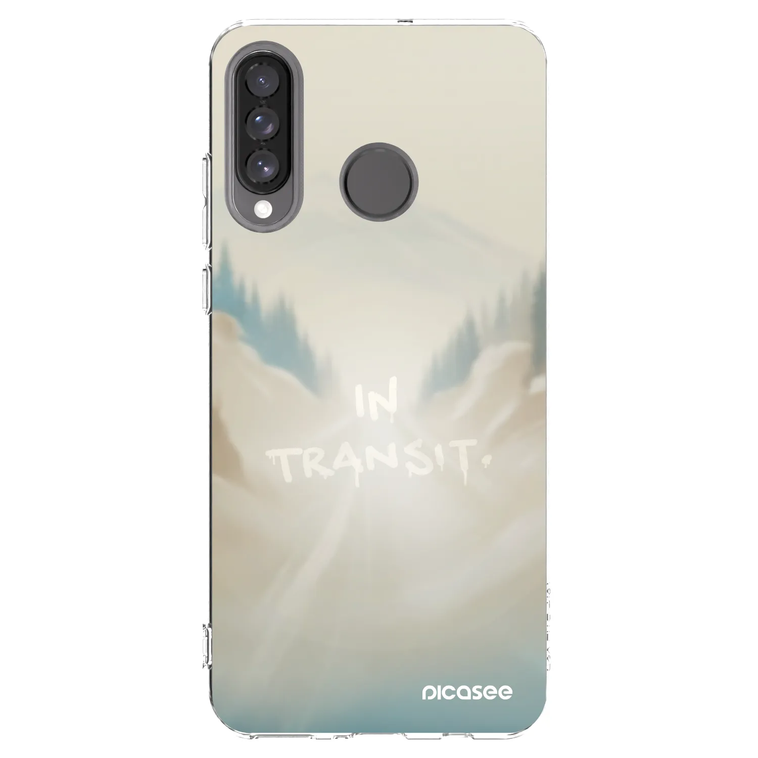 Picasee silikonový průhledný obal pro Huawei P30 Lite - IN TRANSIT