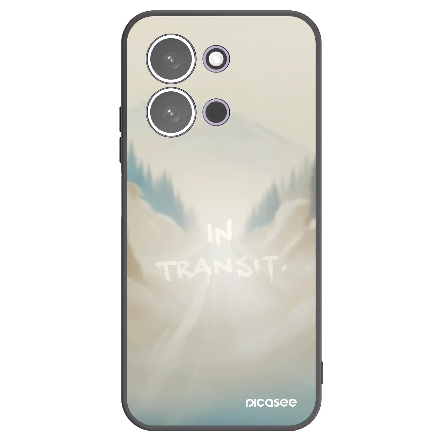Picasee silikonový černý obal pro Xiaomi Redmi 15C 5G - IN TRANSIT