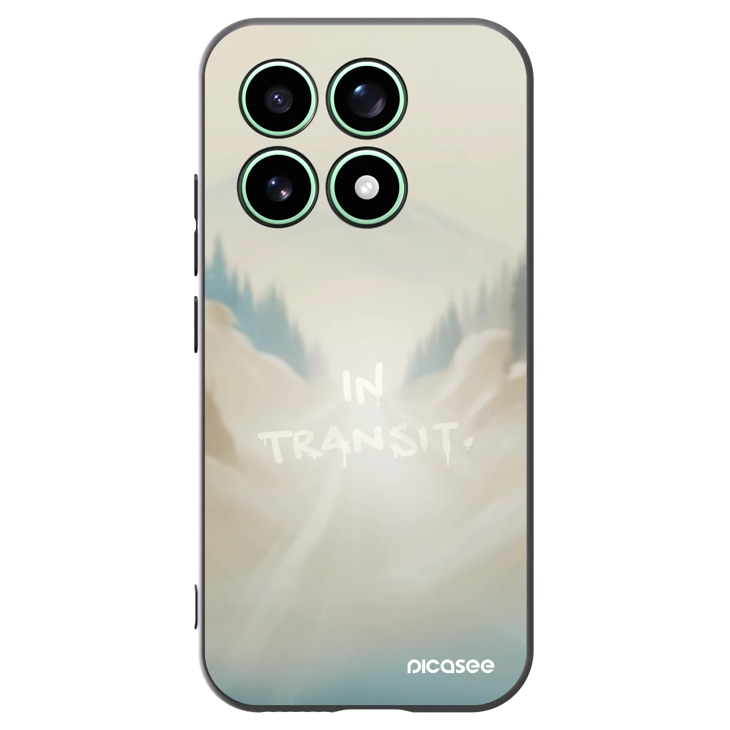 Picasee silikonový černý obal pro Xiaomi 17 - IN TRANSIT