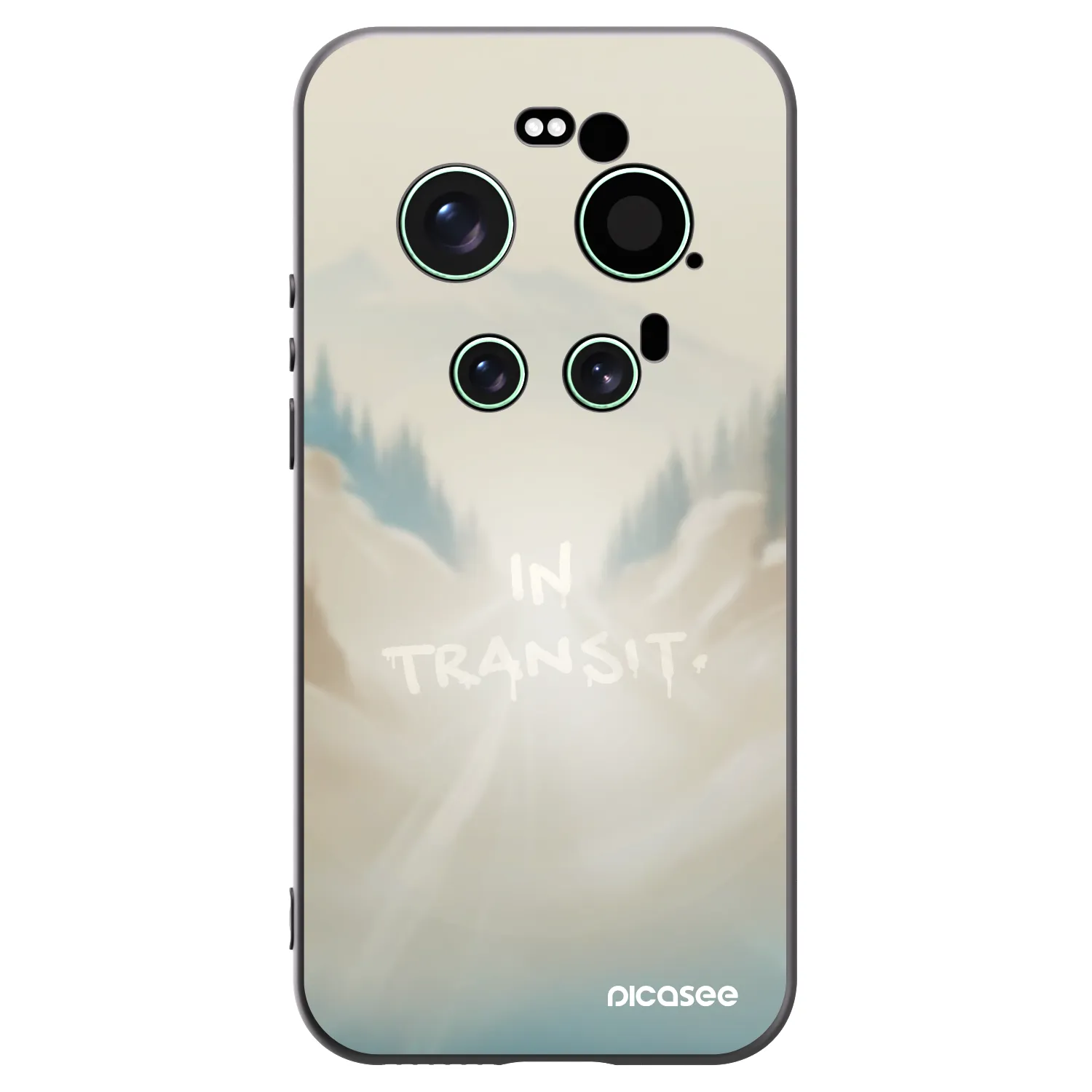 Picasee silikonový černý obal pro Xiaomi 17 Ultra - IN TRANSIT