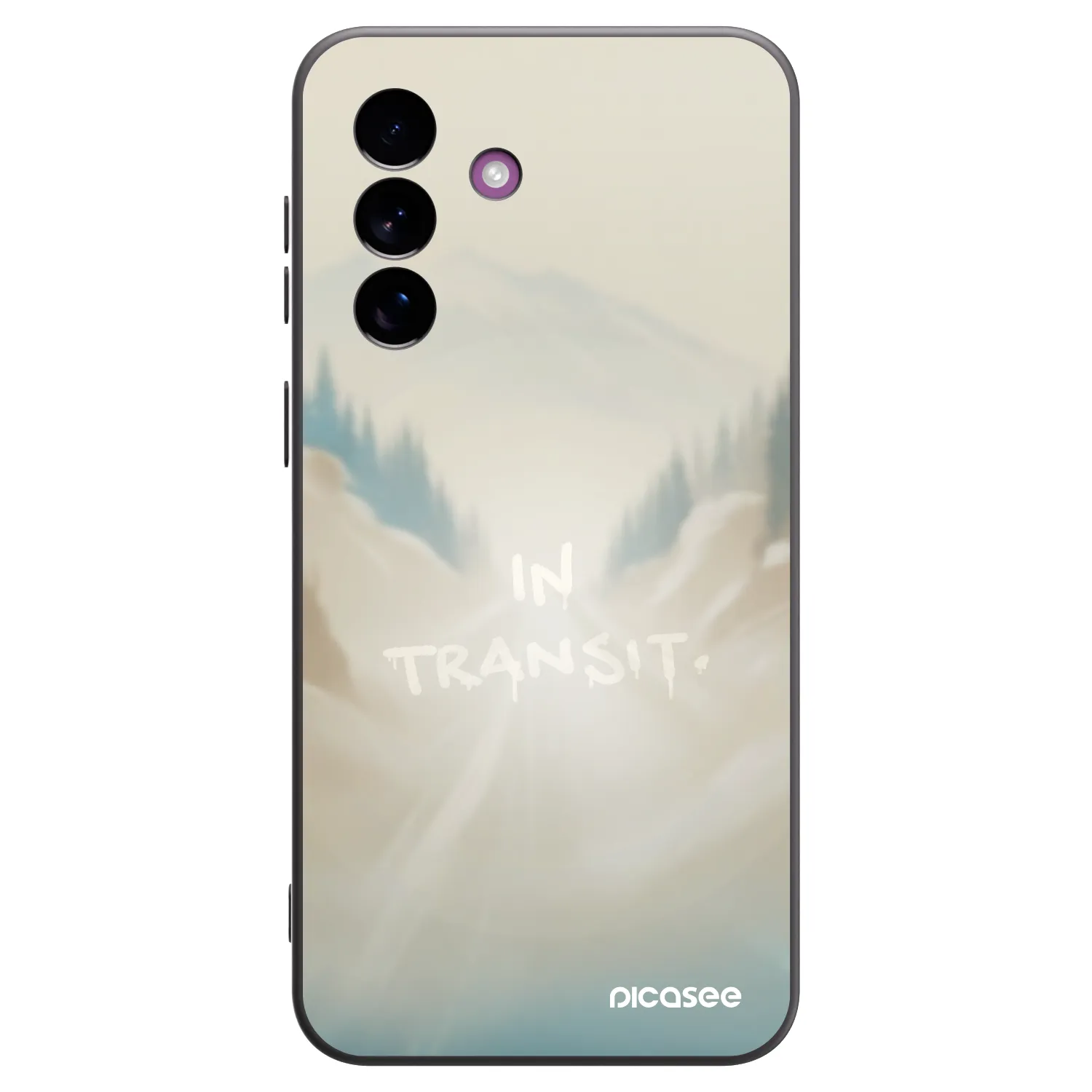 Picasee silikonový černý obal pro Samsung Galaxy A37 - IN TRANSIT