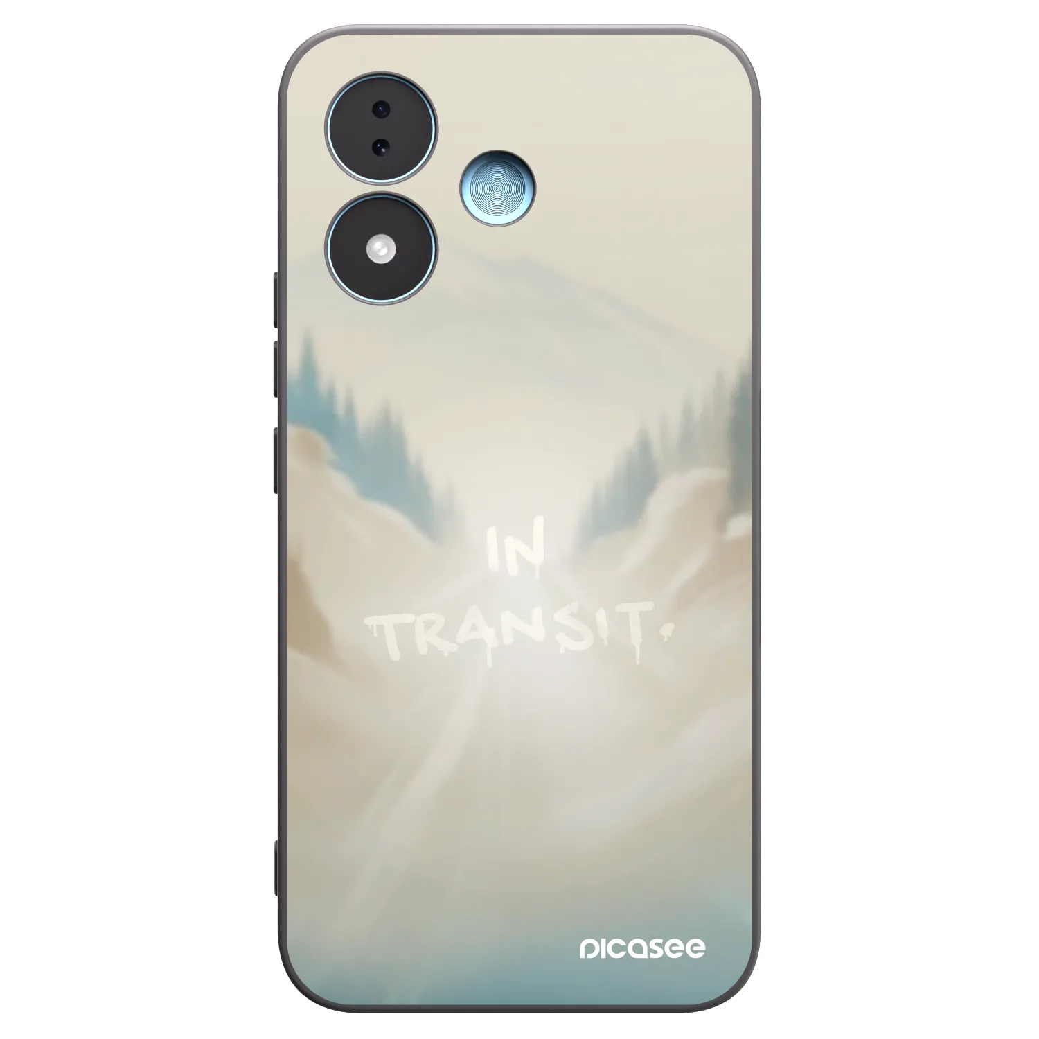Picasee silikonový černý obal pro Xiaomi Redmi Note 17 5G - IN TRANSIT