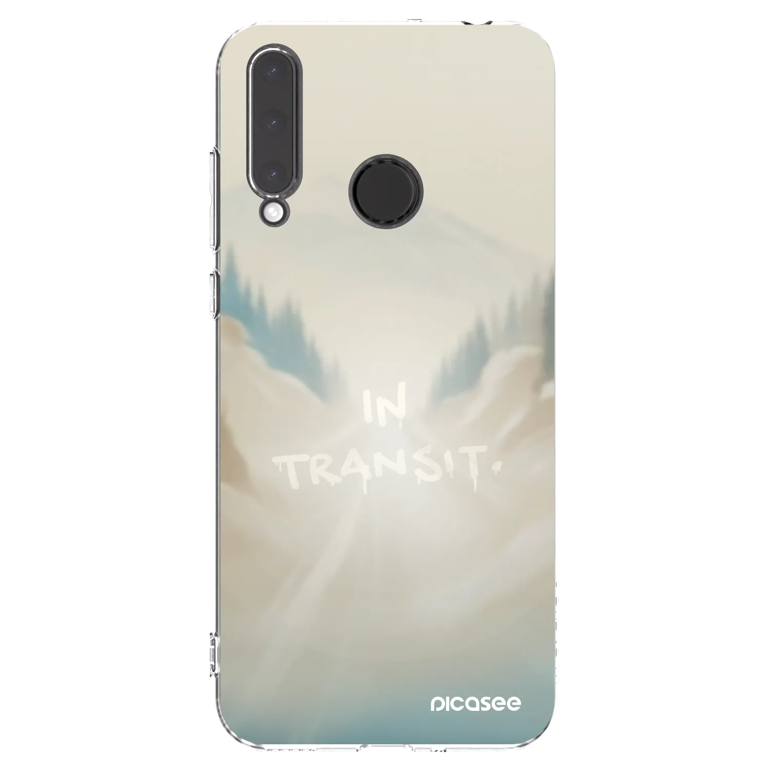 Picasee silikonový průhledný obal pro Honor 20 Lite - IN TRANSIT