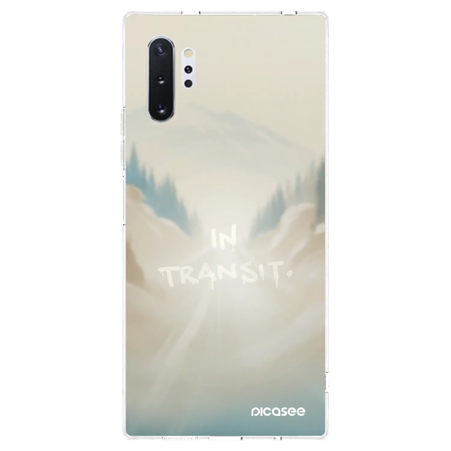 Picasee silikonový průhledný obal pro Samsung Galaxy Note 10+ N975F - IN TRANSIT
