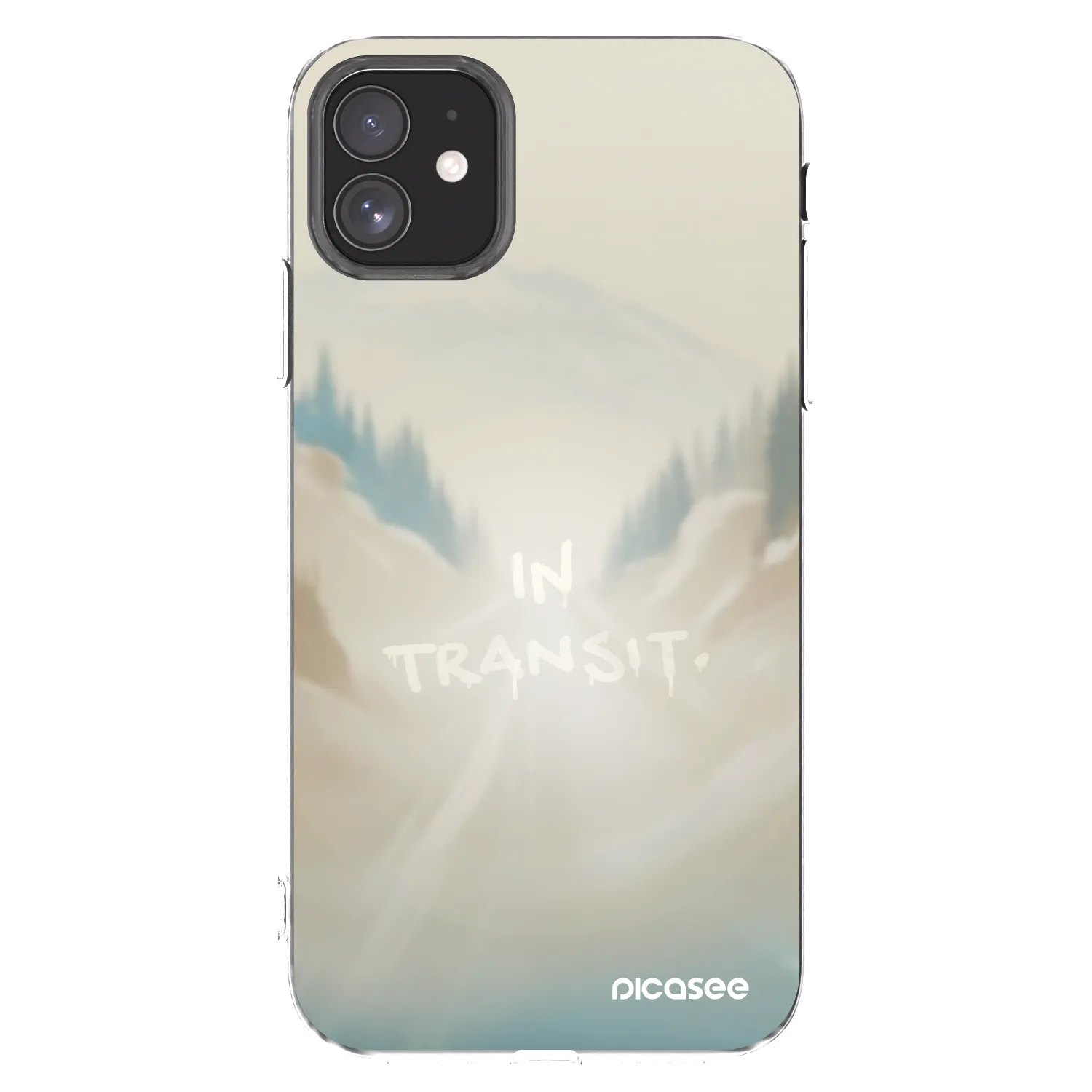 Picasee silikonový průhledný obal pro Apple iPhone 11 - IN TRANSIT
