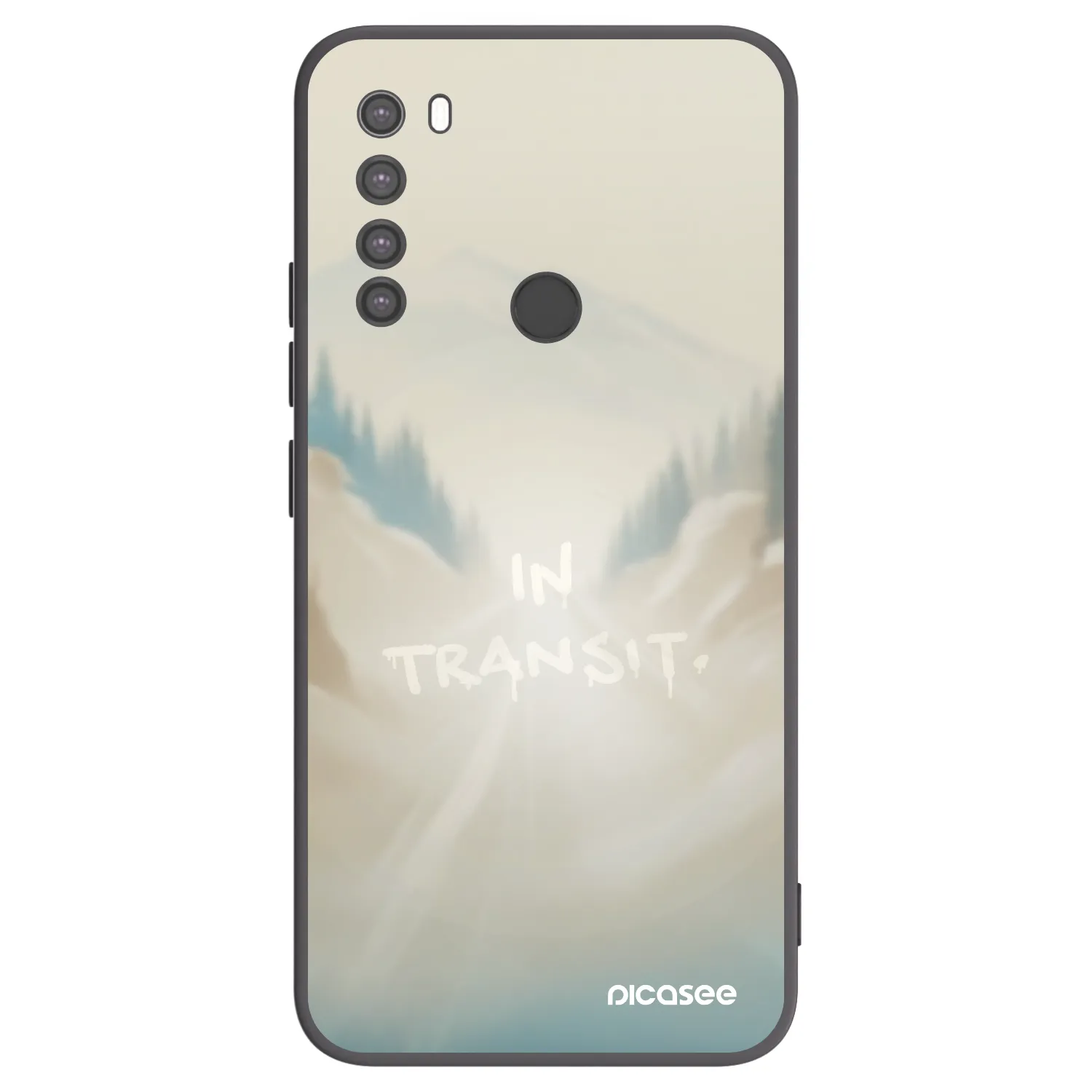 Picasee silikonový černý obal pro Xiaomi Redmi Note 8 - IN TRANSIT