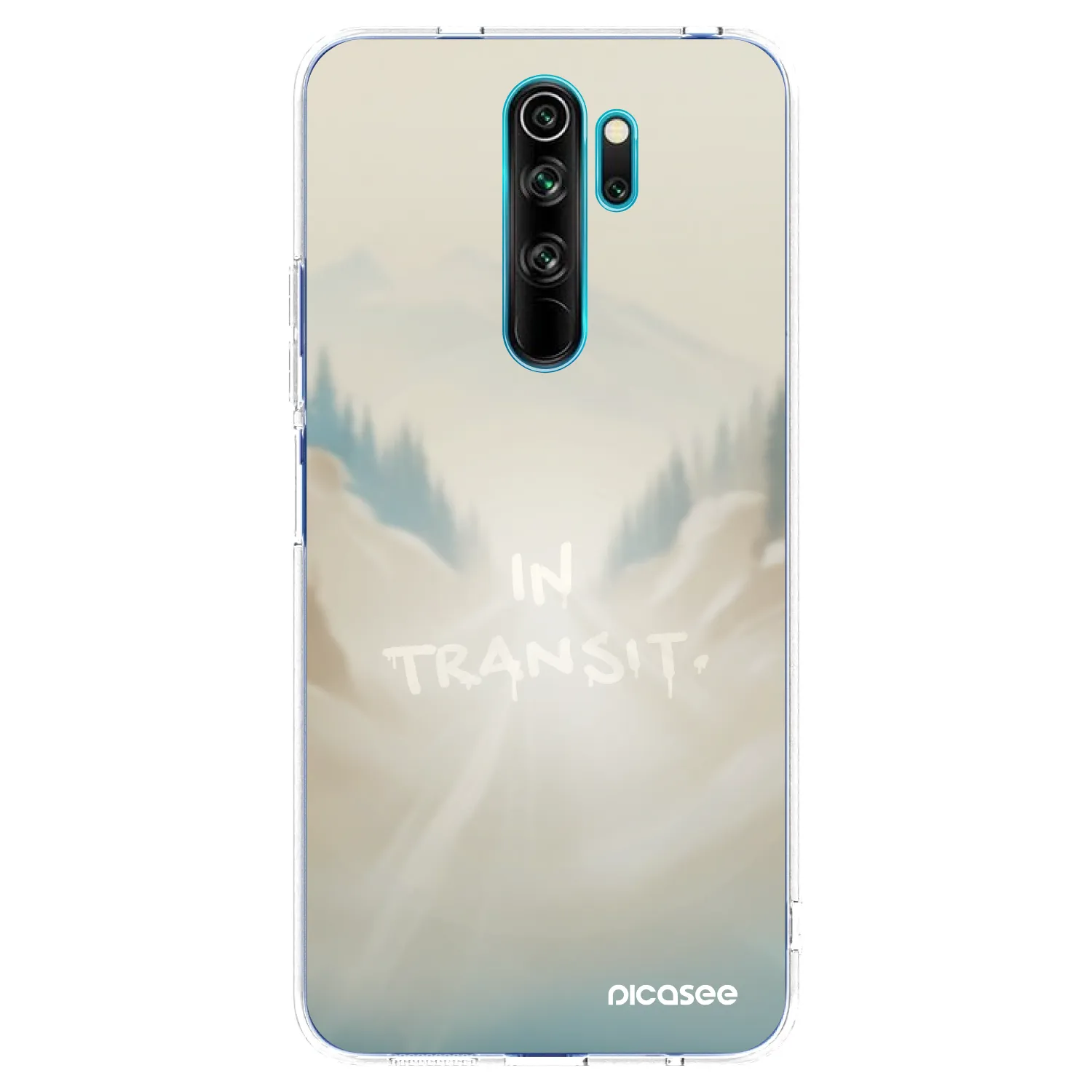 Picasee silikonový průhledný obal pro Xiaomi Redmi Note 8 Pro - IN TRANSIT