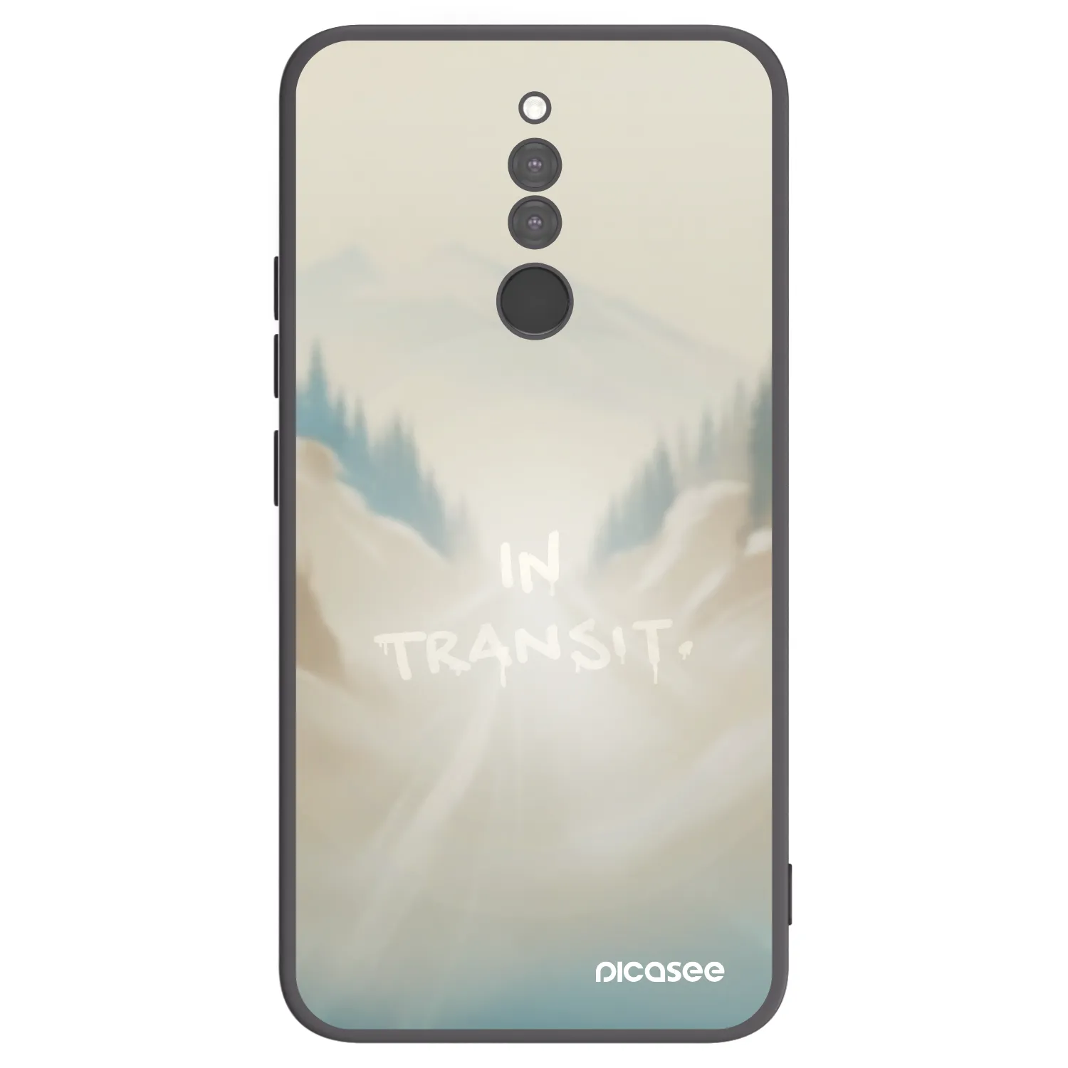 Picasee silikonový černý obal pro Xiaomi Redmi 8 - IN TRANSIT