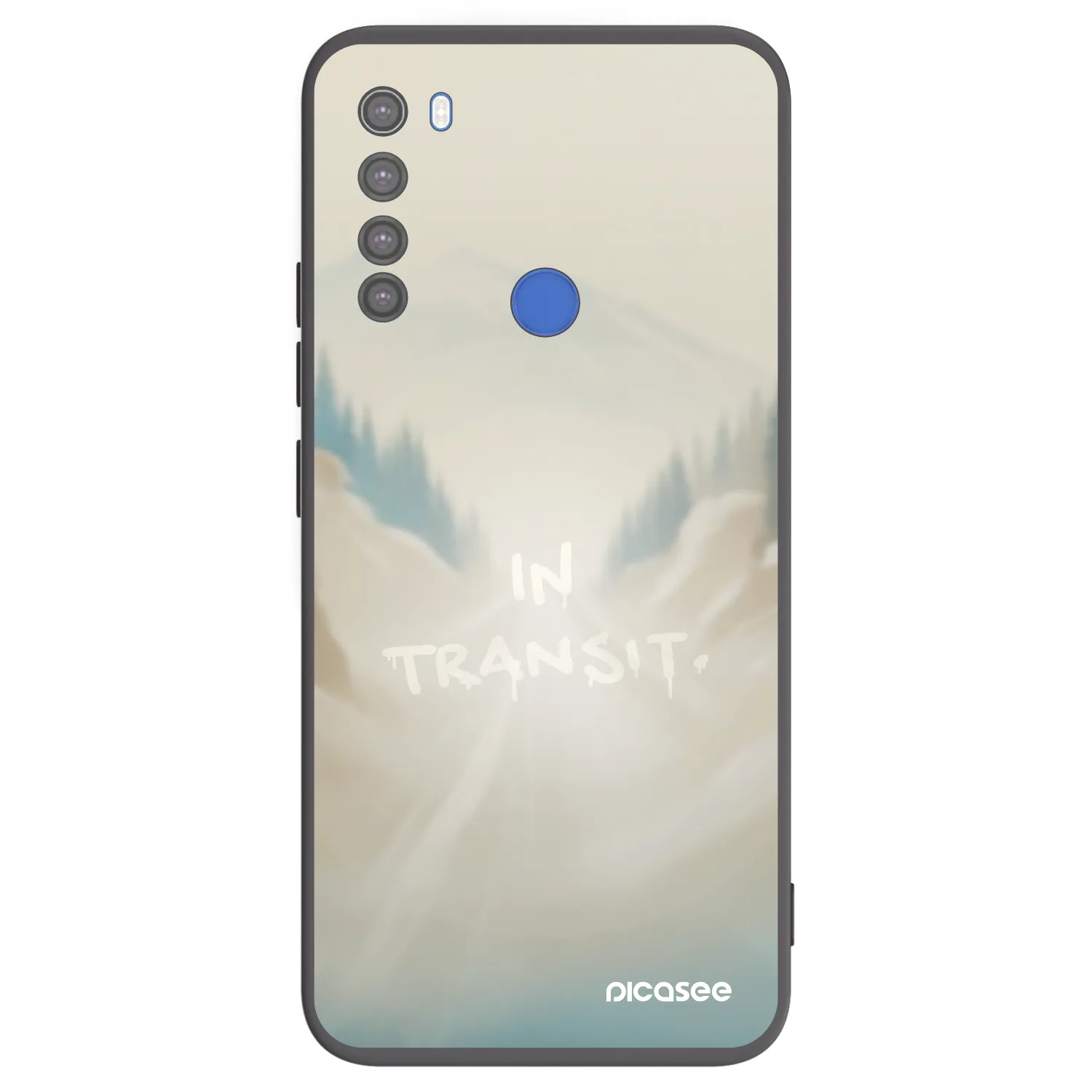 Picasee silikonový černý obal pro Xiaomi Redmi Note 8T - IN TRANSIT