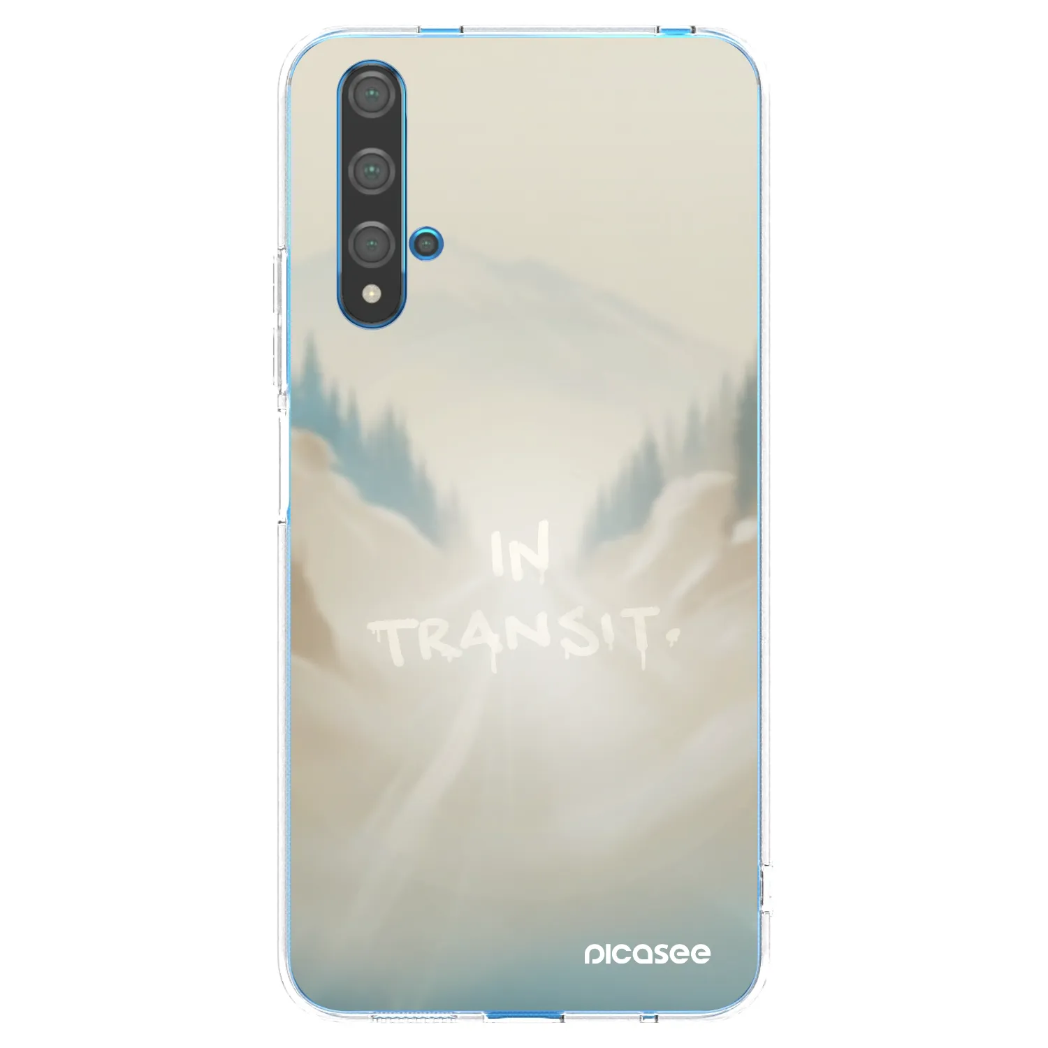 Picasee silikonový průhledný obal pro Huawei Nova 5T - IN TRANSIT