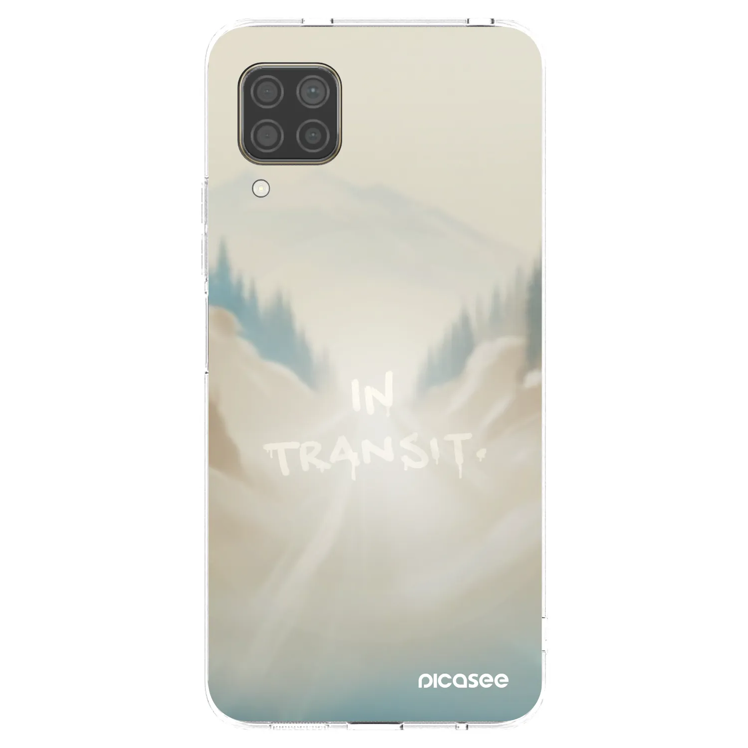 Picasee silikonový průhledný obal pro Huawei P40 Lite - IN TRANSIT