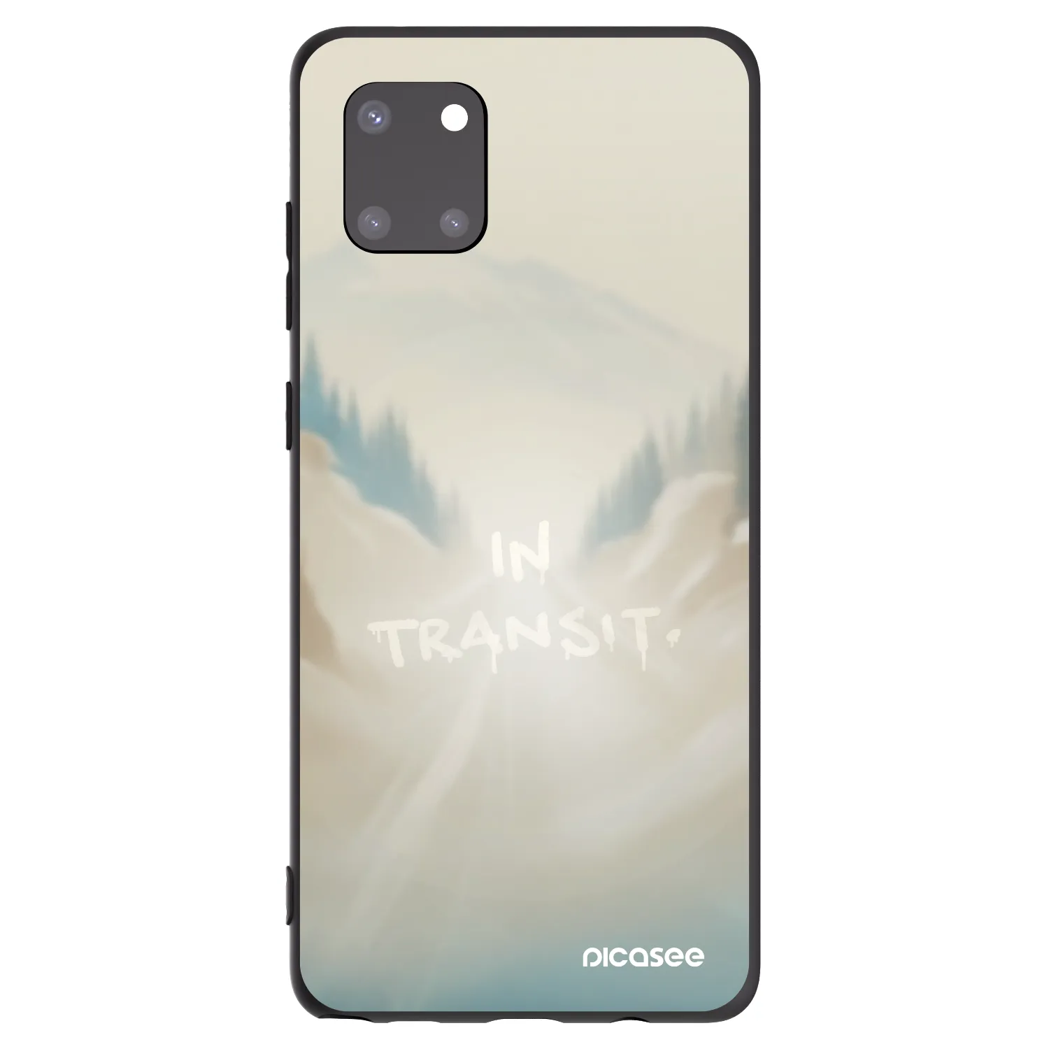 Picasee silikonový černý obal pro Samsung Galaxy Note 10 Lite N770F - IN TRANSIT
