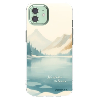 Picasee silikonový průhledný obal pro Apple iPhone 12 - NOTHERN SILENCE