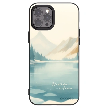 Picasee silikonový černý obal pro Apple iPhone 12 Pro Max - NOTHERN SILENCE
