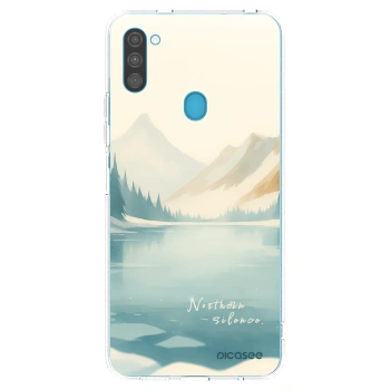 Picasee silikonový průhledný obal pro Samsung Galaxy M11 - NOTHERN SILENCE