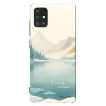 Picasee silikonový průhledný obal pro Samsung Galaxy M51 M515F - NOTHERN SILENCE