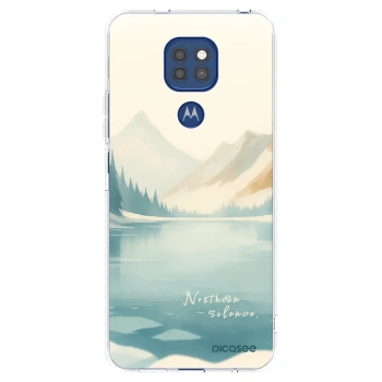 Picasee silikonový průhledný obal pro Motorola Moto G9 Play - NOTHERN SILENCE