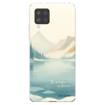 Picasee silikonový průhledný obal pro Samsung Galaxy A42 A426B - NOTHERN SILENCE