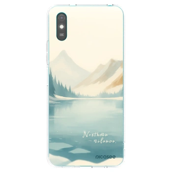 Picasee silikonový průhledný obal pro Xiaomi Redmi 9AT - NOTHERN SILENCE