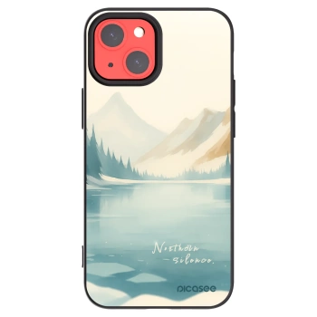 Picasee silikonový černý obal pro Apple iPhone 13 mini - NOTHERN SILENCE