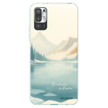 Picasee silikonový průhledný obal pro Xiaomi Redmi Note 10 5G - NOTHERN SILENCE