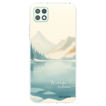 Picasee silikonový průhledný obal pro Samsung Galaxy A22 A226B 5G - NOTHERN SILENCE