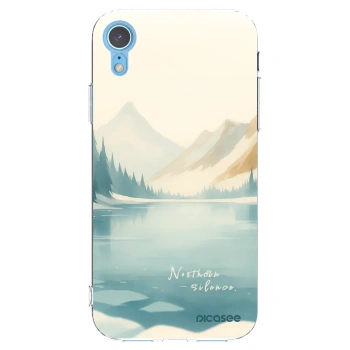 Picasee silikonový průhledný obal pro Apple iPhone XR - NOTHERN SILENCE