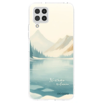Picasee silikonový průhledný obal pro Samsung Galaxy A22 A225F 4G - NOTHERN SILENCE