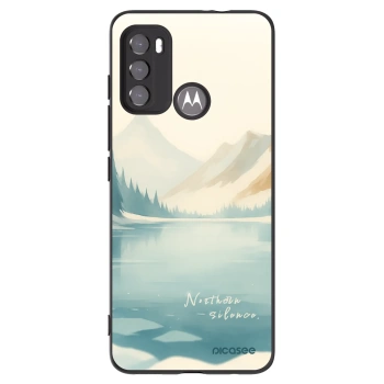 Picasee silikonový černý obal pro Motorola Moto G60 - NOTHERN SILENCE