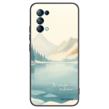Picasee silikonový černý obal pro OPPO Reno 5 5G - NOTHERN SILENCE