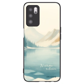 Picasee silikonový černý obal pro OPPO A16s - NOTHERN SILENCE