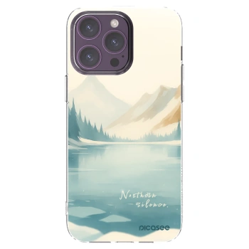 Picasee silikonový průhledný obal pro Apple iPhone 14 Pro Max - NOTHERN SILENCE