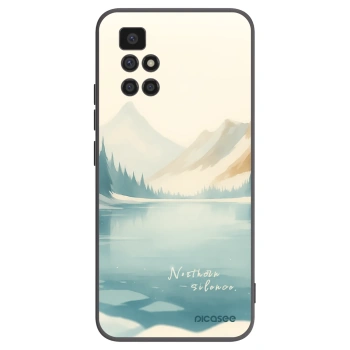Picasee silikonový černý obal pro Xiaomi Redmi 10 (2022) - NOTHERN SILENCE