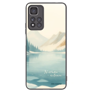 Picasee silikonový černý obal pro Xiaomi Redmi Note 11 Pro+ 5G - NOTHERN SILENCE