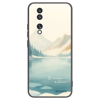 Picasee silikonový černý obal pro Honor 70 - NOTHERN SILENCE