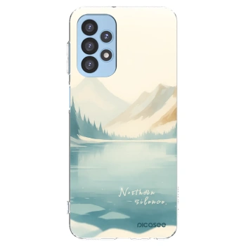 Picasee silikonový průhledný obal pro Samsung Galaxy A23 A235F 4G - NOTHERN SILENCE
