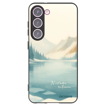 Picasee silikonový černý obal pro Samsung Galaxy S23 5G - NOTHERN SILENCE