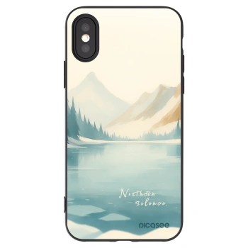 Picasee silikonový černý obal pro Apple iPhone X/XS - NOTHERN SILENCE