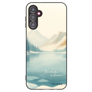 Picasee silikonový černý obal pro Samsung Galaxy A14 4G A145R - NOTHERN SILENCE