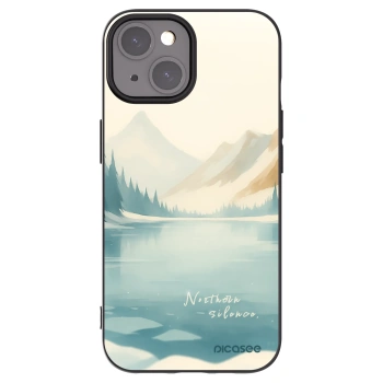 Picasee silikonový černý obal pro Apple iPhone 15 - NOTHERN SILENCE