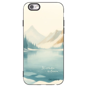 Picasee silikonový černý obal pro Apple iPhone 6/6S - NOTHERN SILENCE