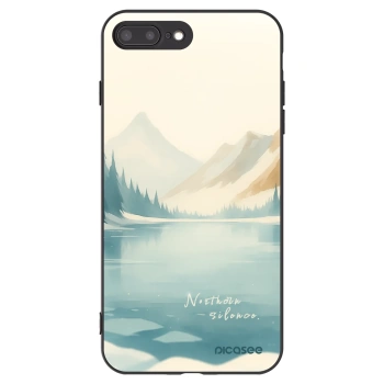 Picasee silikonový černý obal pro Apple iPhone 7 Plus - NOTHERN SILENCE