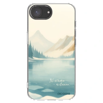 Picasee silikonový průhledný obal pro Apple iPhone 16e - NOTHERN SILENCE