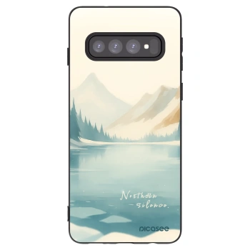Picasee silikonový černý obal pro Samsung Galaxy S10 G973 - NOTHERN SILENCE