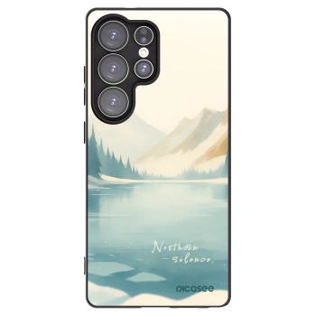 Picasee silikonový černý obal pro Samsung Galaxy S25 Ultra 5G - NOTHERN SILENCE