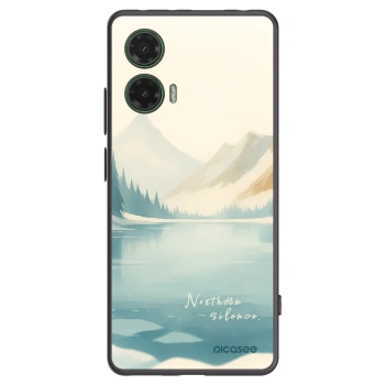 Picasee silikonový černý obal pro Motorola Moto G35 5G - NOTHERN SILENCE