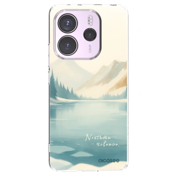 Picasee silikonový průhledný obal pro Xiaomi Redmi Note 14 4G - NOTHERN SILENCE